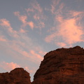 lever de soleil dans le désert algérien
