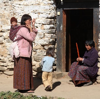 village bhoutanais