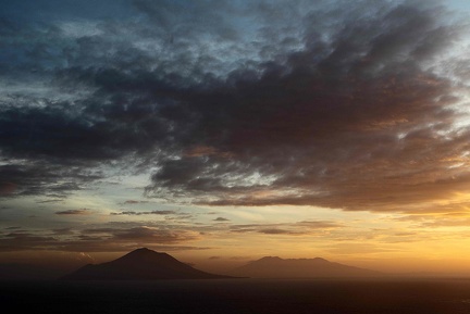 Anak Krakatau - vue à partir des pentes du volcan