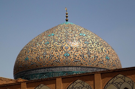 Ispahan : place Midan-e-Imam - mosquée Sheikh-Lotfollah