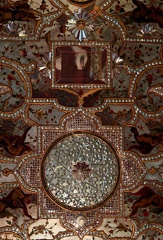Téhéran : Palais qâdjâr du Golestan - plafond