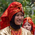 sumatra - bukit tinggi - défilé de fin d'études coraniques