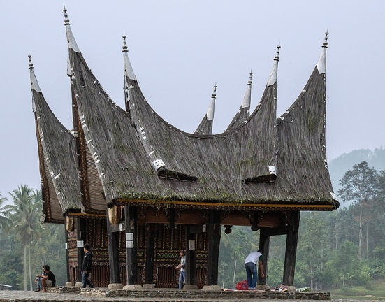 sumatra - environs bukit tinggi - palais du roi