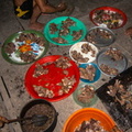 Mentawai : répartition des morceaux de porc cuits