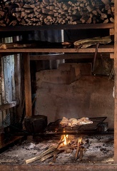Batang Ai - tribu Iban - cuisine pivée  maison longue