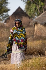 village d'éleveurs nomades Fulani