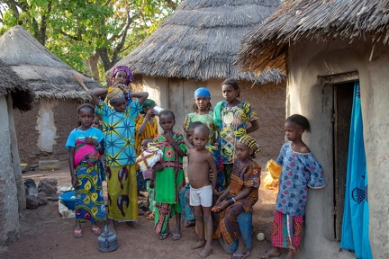 village d'éleveurs nomades Fulani