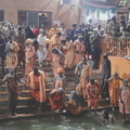 bain sacré des femmes sadhus