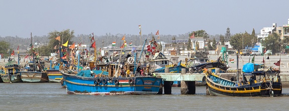 Diu : port de pêche de Vanakbara