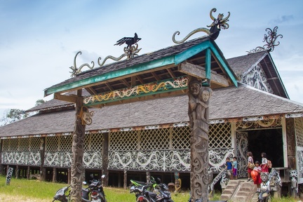 Dayak Kenyah : maison longue