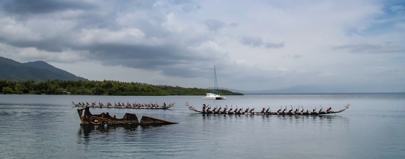 waga waga : course de bateaux traditionnels
