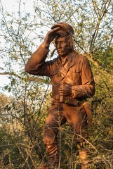 chutes victoria : statue de David Livingstone