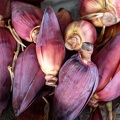 marché de Paksé : fleurs de bananier