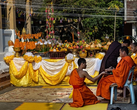 Luang Prabang : cérémonie